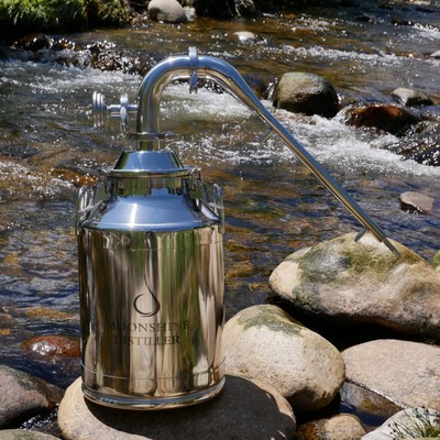 8 Gallon Moonshine and Whiskey Still - Stainless Steel Distiller