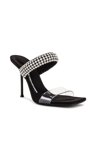 Alexander Wang Julie PVC Padded Crystal 