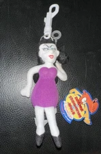 Rocky Bullwinkle Friends Stuffins Natasha Fatale Plush Keychain 1999 Vintage CVS