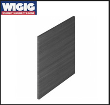 Hudson Reed Anthracite Woodgrain Shower Bath End Panel 700mm OFF570