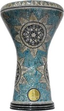 Darbuka doumbek drum tabla classic 17/17.5 inch inlaid mother of pearl