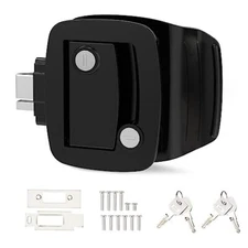 RV Door Latch Entry Door Lock for Trailer and Camper with Paddle Deadbolt Zin...