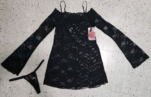 dreamgirl lingerie, Size M, style 4208, Black - Picture 3 of 3