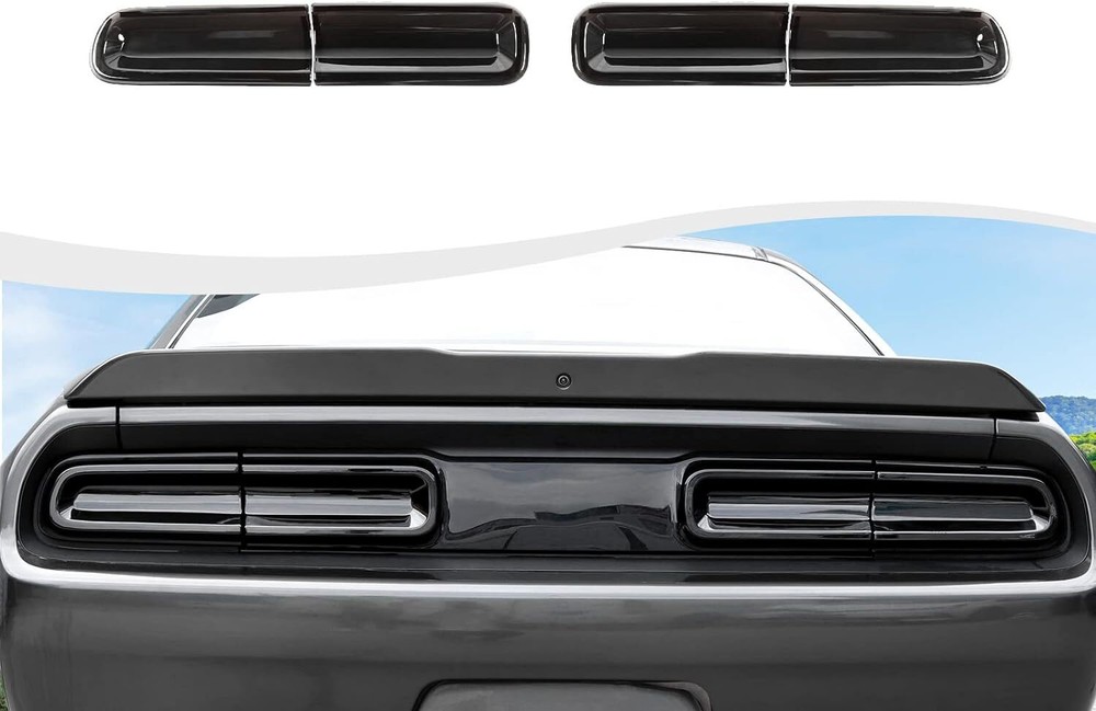Rear Tail Light Cover Trim Exterior Accessories for 2015+ Dodge Challenger Parts