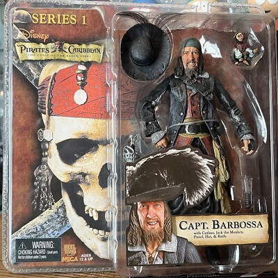 NECA Pirates Of The Caribbean Series 1 CAPTAIN BARBOSSA Actionfigur