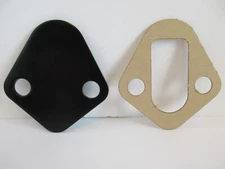 SMALL BLOCK MOPAR FUEL PUMP BLOCK OFF BLACK STEEL 273,318,340,360 #2058BK