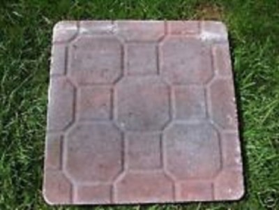 Keystone brick paver mold concrete patio walkway mould cast 100's 16'' x 16'' x 2''