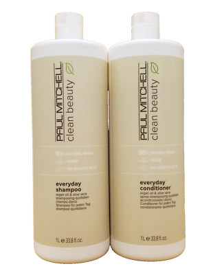 Paul Mitchell Clean Beauty Everyday Shampoo and Conditioner 33.8 oz Set