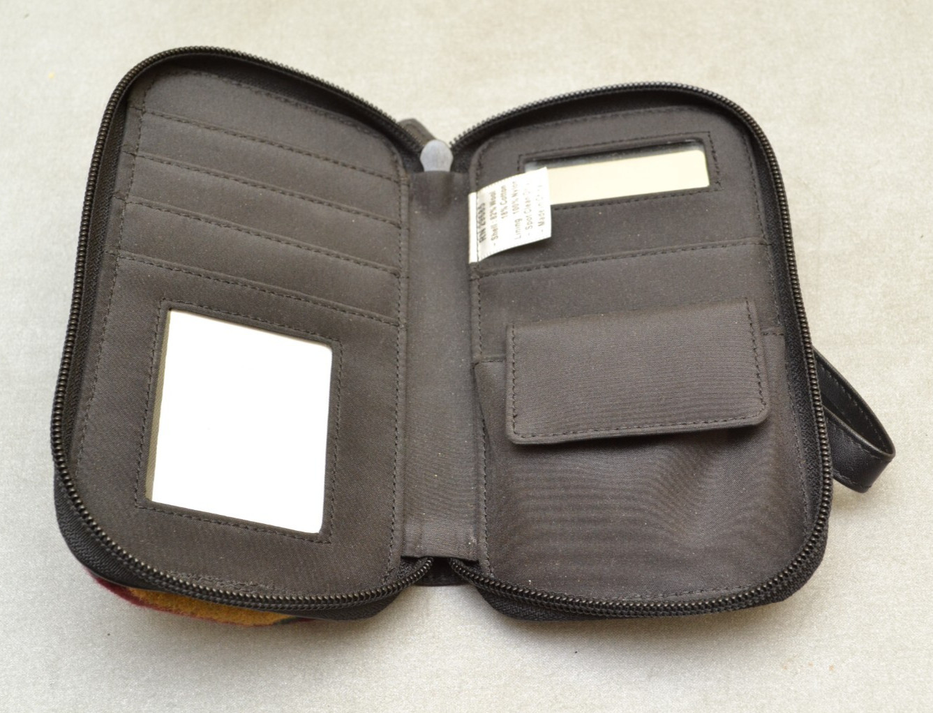 PENDLETON Wool & Leather Zip Wallet Wristlet Phon… - image 6