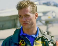 8x10 Color photo of actor Val Kilmer as "Iceman"