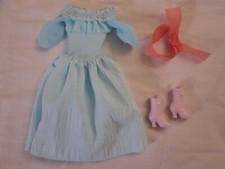 Disney Live Action The Little Mermaid Doll Outfit Ariel Blue Dress Pink Boots