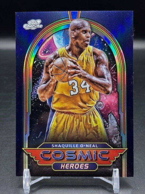 2023-24 Topps Chrome Cosmic #CH-17 Shaquille O’Neal Cosmic Heroes Case Hit SSP