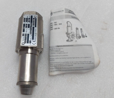 Gerhard Gotze 851BG Elux.PTFE Safety Valve TUV.SV.07-666