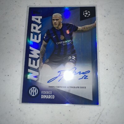 サインカード　パリューカ　インテル　イタリア代表 Federico Dimarco サインカード New Era Intel