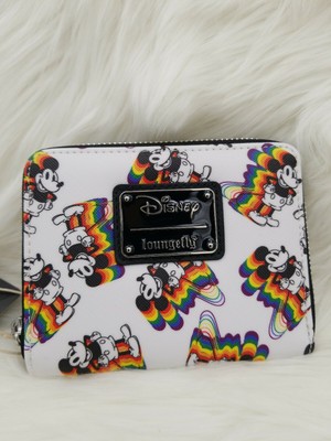 mickey mouse rainbow wallet