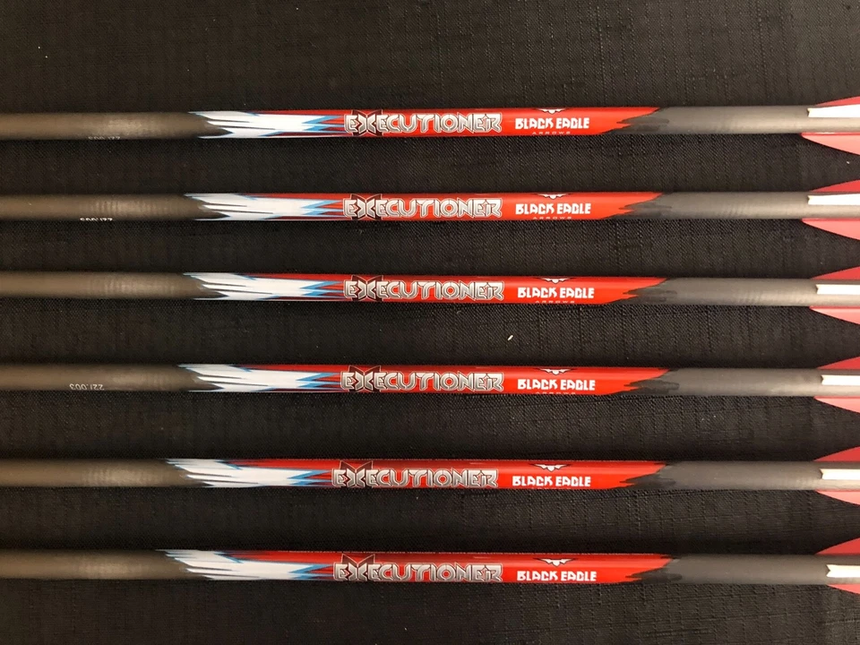 Black Eagle Executioner 22" .003 pernos de ballesta 2" paletas 1/2 docena TOTALMENTE NUEVO Foto 2 de 4