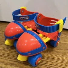 Vintage Little Tikes Adjustable Roller Skates 23020 / 04619W / #9858