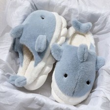 Funny Animal Cotton Slippers Women's ThickSoles Home Slipper Warm Non Slip