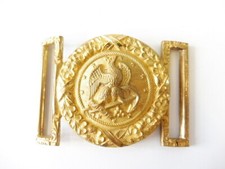 U.S. Army 1880's - 1890's officer's brass buckle, most likely REPRODUCTION
