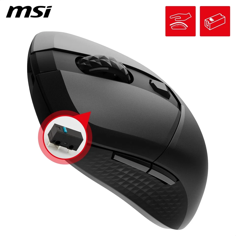 Versa 300 Wireless Gaming-Maus – 8000 DPI optischer Sensor 1000 Hz Polling-Ra... - Bild 2 von 4