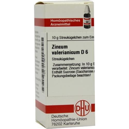 ZINCUM VALERIANICUM D 6 Globuli 10 g PZN 2119610