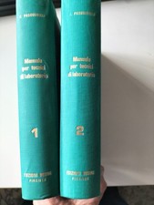 Libri Anni '70 Manuale per Tecnici di Laboratorio in 2 Volumi di F. Pasquinelli