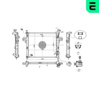 MotorküHler WasserküHler ERA 673304 FüR Jeep Cherokee 2 WJ WG 4X4
