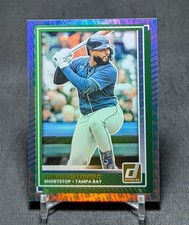 Junior Caminero Liberty Foil 2025 Donruss Baseball Card #40 Tampa Bay Rays