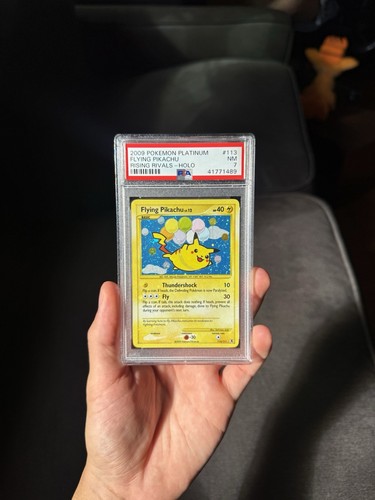 Flying Pikachu graded PSA 7 for sale on eBay