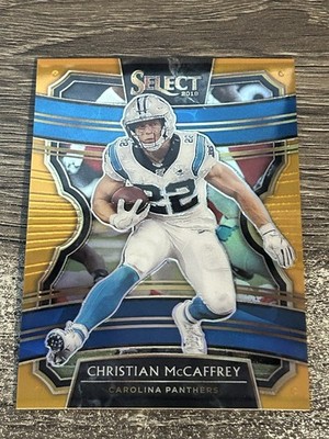 Christian McCaffrey 2019 Select ORANGE #46 (41/49) NM-MT Panthers SSP RARE Prizm