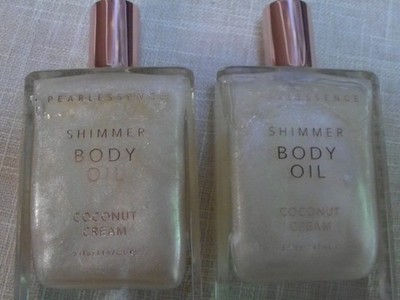 Body Oil Coconut Cream Pearlessence Shimmer   ~ 5 oz ~ NEW! - BODY SPA~ 2 Pack