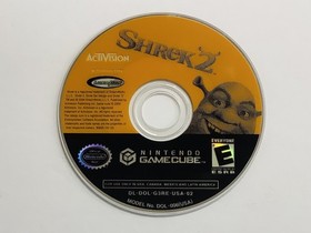 Shrek 2 (Nintendo GameCube) With Manual FREE SHIPPING (VG)