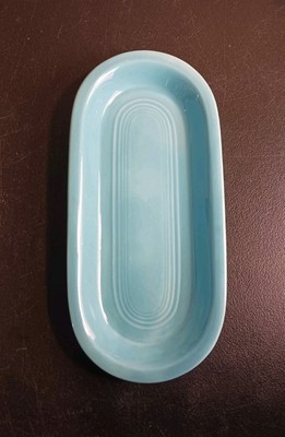 Homer Laughlin Vintage Fiesta Turquoise Bread Tray Utilty Tray Fiestaware HLC