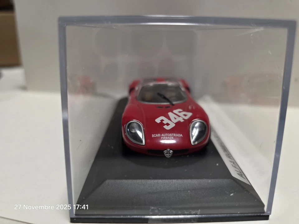 🏎️ In vendita: Modellino Alfa Romeo 33 Stradale 2000 V8 1967 (Scala 1/43) 🇮🇹 - Immagine 4 di 4