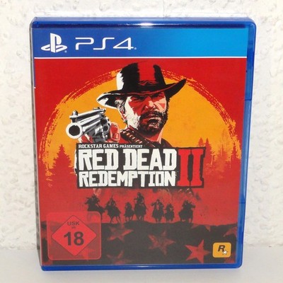 PS4 Playstation 4 Spiel Red Dead Redemption 2 Uncut USK18 komplett mit Landkarte