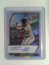 2026 Leaf Metal Baseball - Auto - Autograph - Drew Burress #7/10