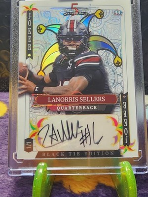Wild Card Stacked Deck Black Tie Lanorris Sellers Joker Auto 1/1 SDPJ-LSA