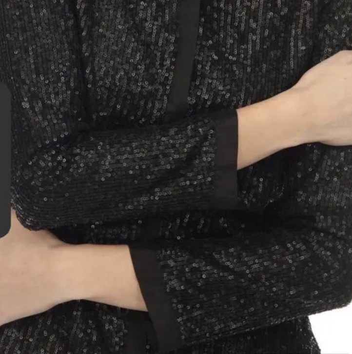 Johnny Was Grace Sequin Button-Down Long Sleeve T… - image 3