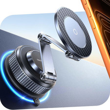 Upgraded 360 Rotation Nano Gel Suction Phone Holder for Tesla Model Y/3  Foldab