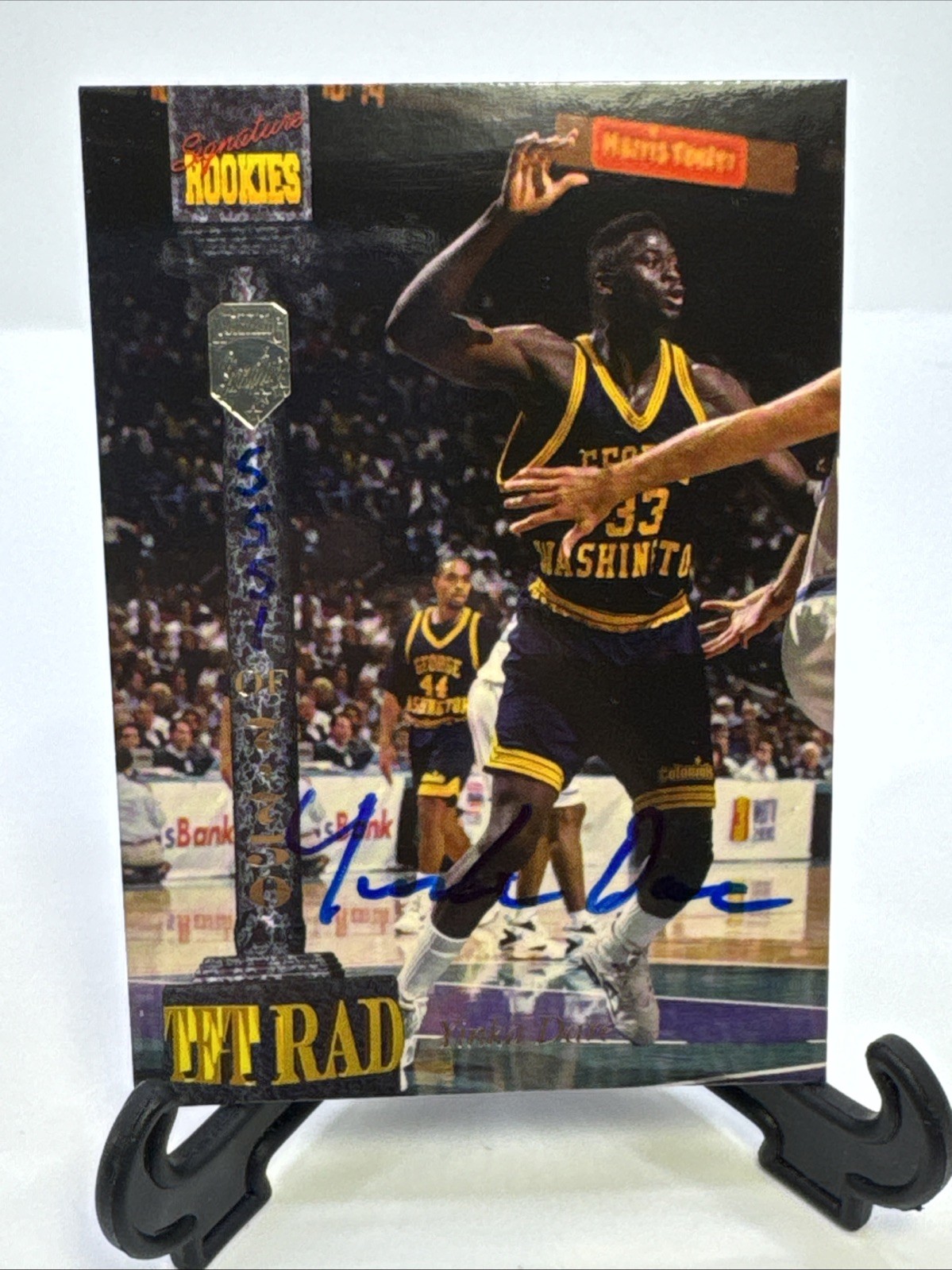 1994 Signature Rookies Tetrad - Signatures #47 Yinka Dare /7750 (AU, RC)