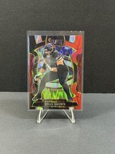 2025 Panini Select Concourse Evan Brown Black and Red Prizm Shock #24- Cardinals