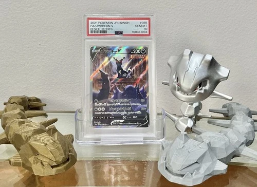 Full-Art Umbreon V Pokemon 2021 s6a Eevee Heroes SR SA Japanese 085/069 PSA 10