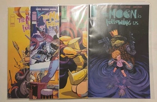 The Moon Is Following Us 1-5 (2024, Image) Daniel Warren Johnson