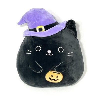 Squishmallows Calio Black Witch Cat 18'' BIG Halloween w/ Pumpkin Large Rare