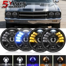 For Cadillac Eldorado 1958-1973 1974 4pcs 5 34 5.75 Inch Led Headlight Hilo