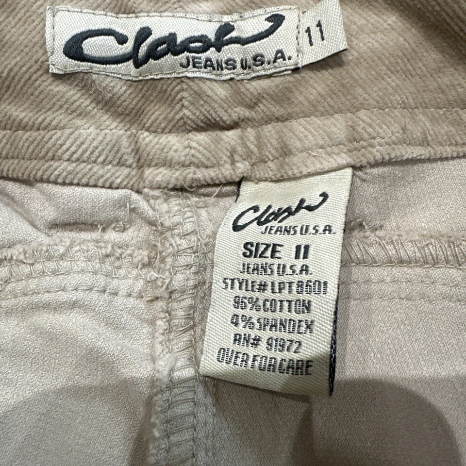 Pantalones de mezclilla de pana Clash junior/mujer talla 11 color tostado ¡muy bonitos! Foto 4 de 4