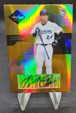 2005 Leaf Limited- Miguel Cabrera -Gold Foil Black Ink 