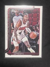 2025-26 Topps #175 Jalen Green Houston Rockets Basketball Card