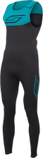 SLIPPERY - Breaker Wetsuit Jacket Black/Aqua Large 3201-0290