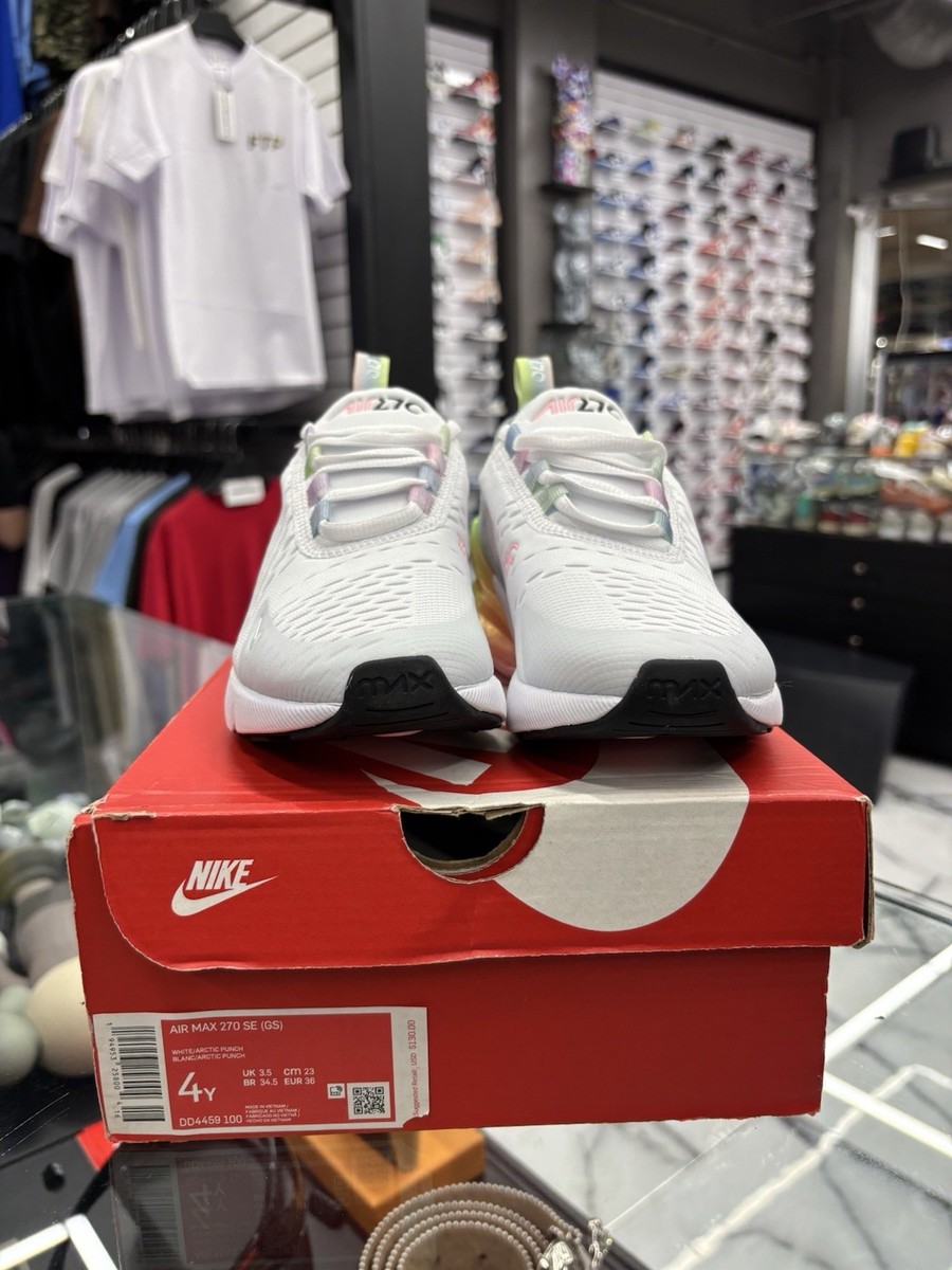 Nike Air Max 270 SE White Arctic Pink DD4459-100 GS New 4Y